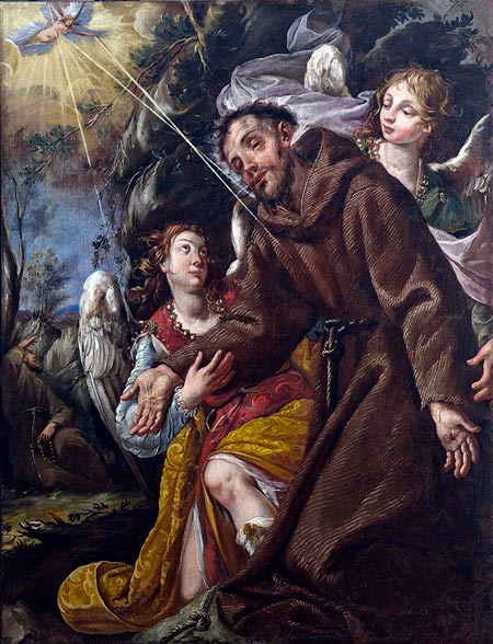 San Francesco riceve le stimmate – Chiesa di SS. Sisto e Martino Vellano