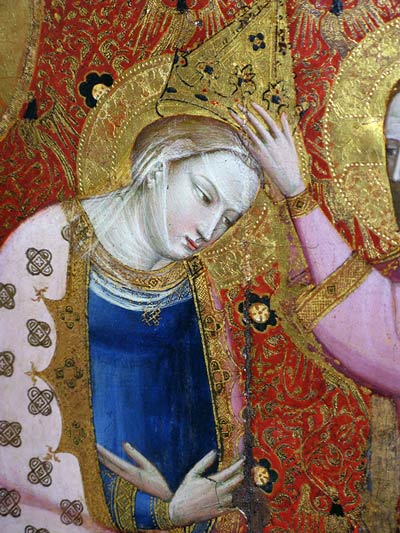 Incoronazione della vergine e sei angeli – Maso di Banco o Scuola