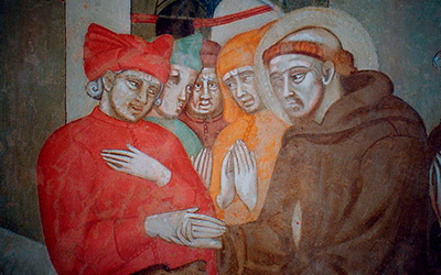 Storie di San Francesco – Cristoforo di Bindoccio e Meo di Pero